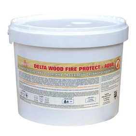 Lakier ogniochronny do drewna Delta Wood Fire Protect - Aqua