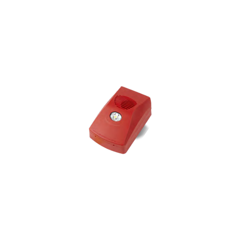Adresowalny, ścienny sygnalizator akustyczny z lampą sygnałową (VID), biały P80AIW/R ZETTLER