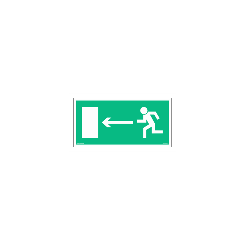 Znak ewakuacyjny AA003 Kierunek do wyjścia drogi ewakuacyjnej w lewo