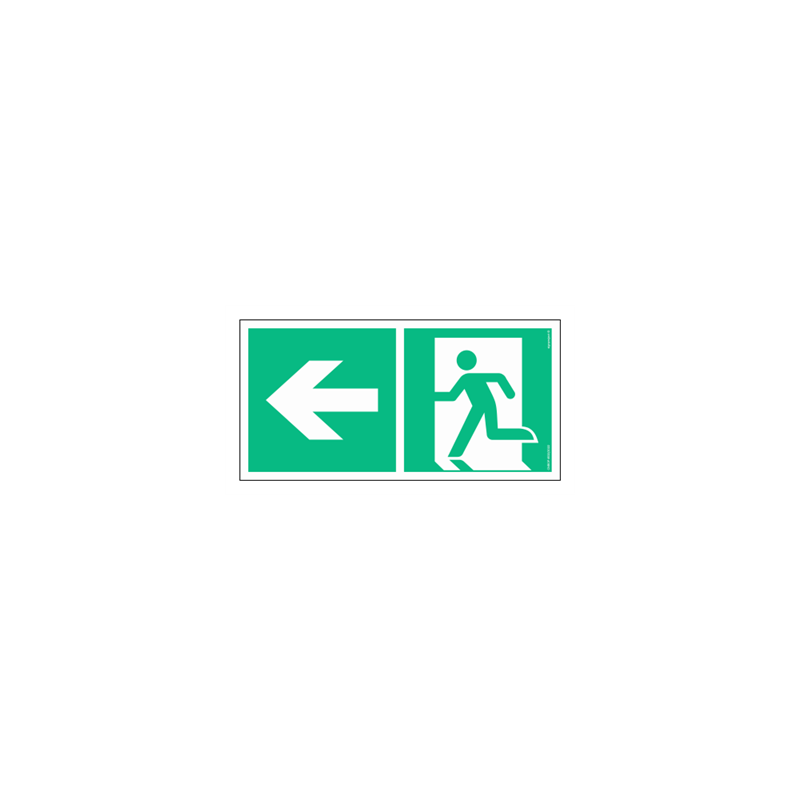 Znak ewakuacyjny AE092 Kierunek do wyjścia ewakuacyjnego w lewo
