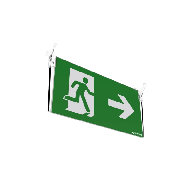 Pleksa do dwustronnej oprawy kierunkowej (zestaw) EXIT AWEX