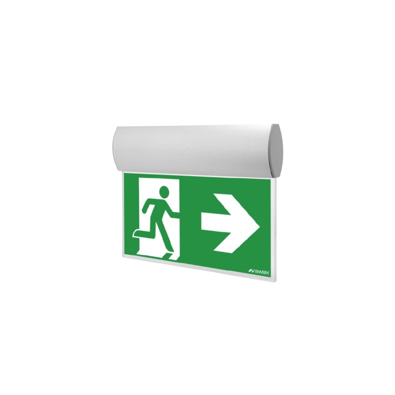 Oprawa ewakuacyjna TWINS LED AWEX z testem manualnym