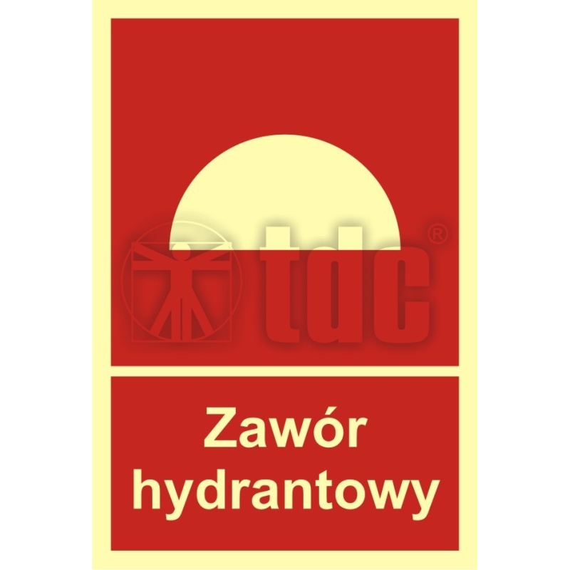 Znak zawór hydrantowy BB 015