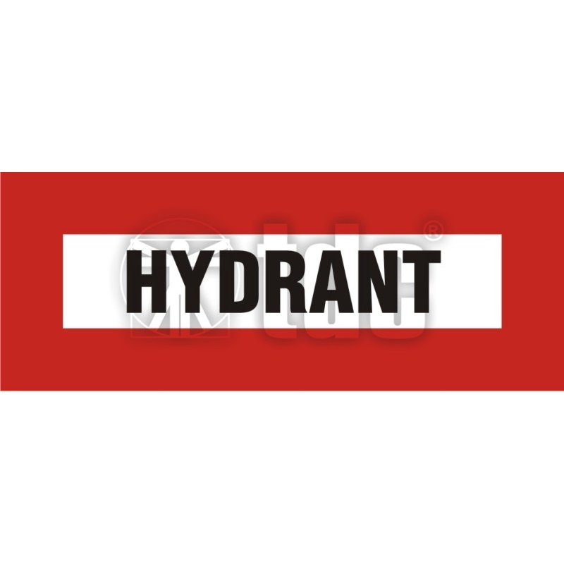 Znak  hydrant BC 118
