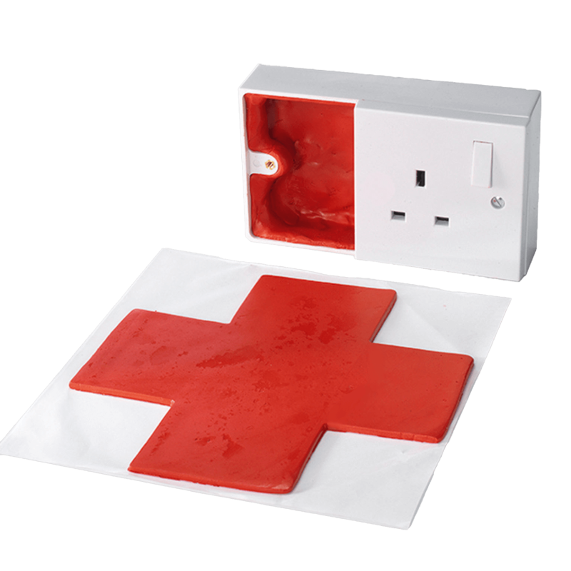 Ogniochronny elastyczny wkład do puszki elektrycznej INTU FR PUTTY PAD ALFASEAL