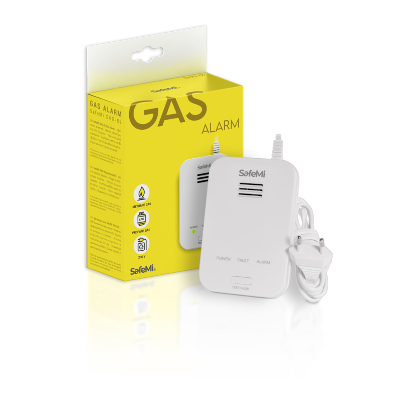 Czujnik Gazu LPG i metanu SafeMi SHG-02