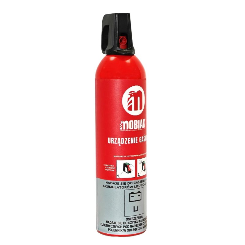 Urządzenie gaśnicze do baterii litowych, spray gaśniczy 750ml Hydrogel do li-ion MOBIAK