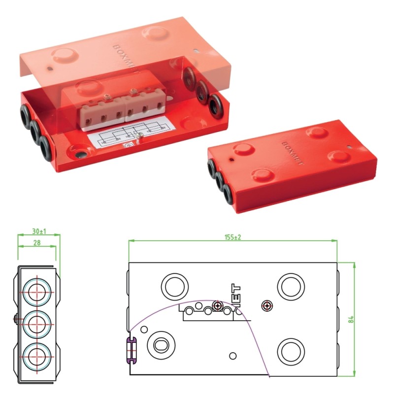 Puszka instalacyjna PP-BXM Typ 2.1