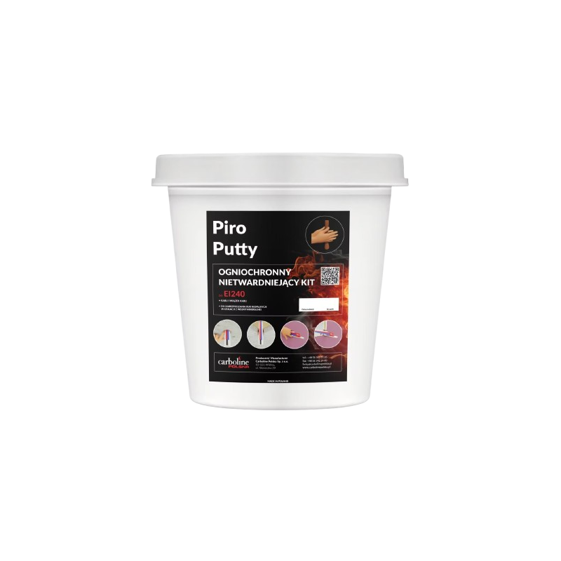 Nietwardniejący kit PIRO PUTTY CARBOLINE