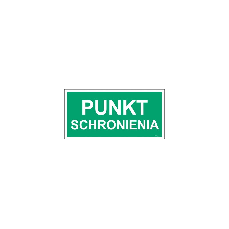 Znak NF002 Punkt schronienia