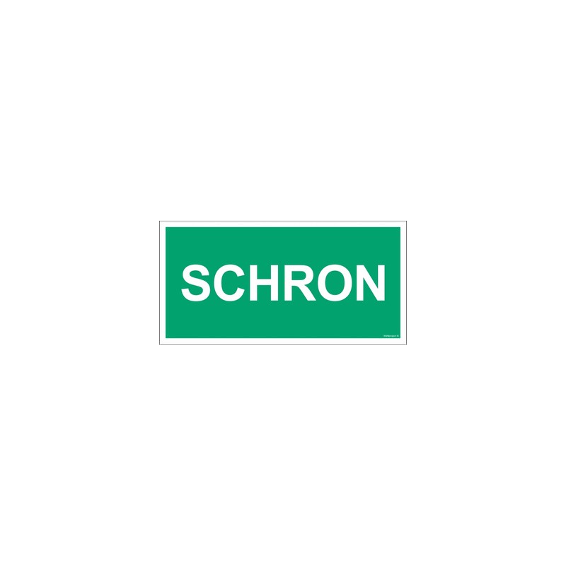 Znak NF003 Schron