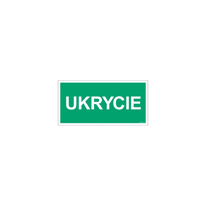 Znak NF004 Ukrycie