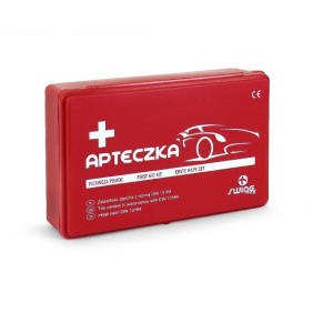 Apteczka samochodowa w pudełku z tworzywa sztucznego Car APA04