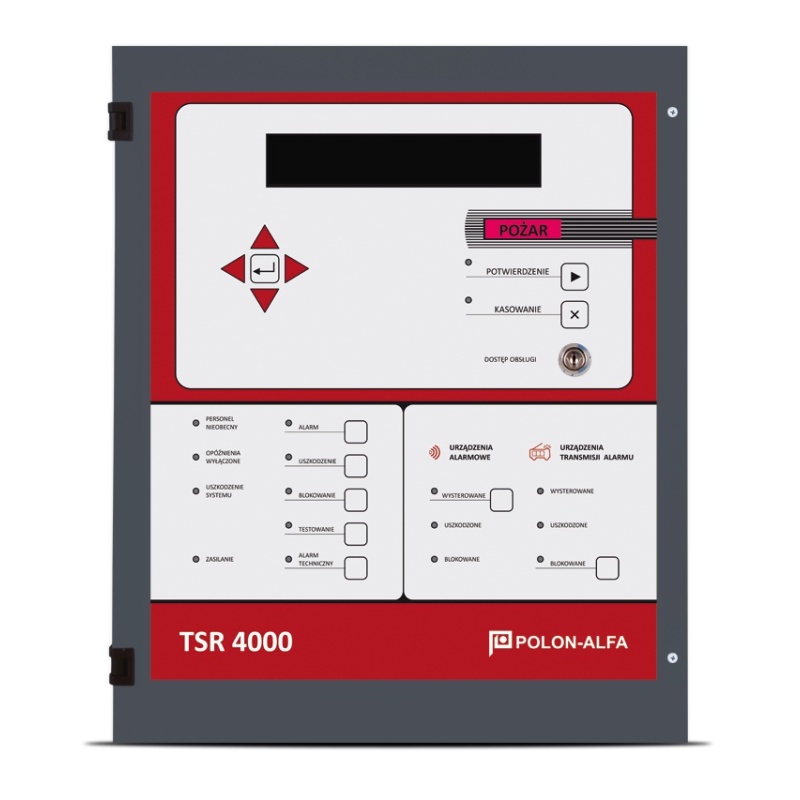 TSR-4000SK Terminal sygnalizacji równoległej, wersja światłowodowa końcowa