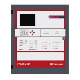 POLON 4900 Centrala sygnalizacji pożarowej (4x127 adresów), pełne oprogramowanie, drukarka