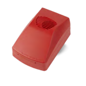 Adresowalny, ścienny sygnalizator akustyczny, czerwony P80SR ZETTLER