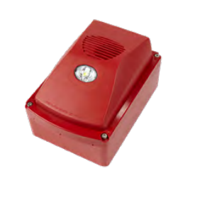 Adresowalny, ścienny sygnalizator akustyczny z lampą sygnałową (VID), IP55 P85AIR ZETTLER