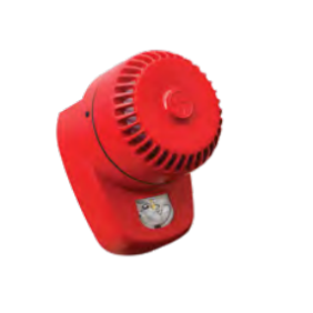 Naścienny sygnalizator optyczno-akustyczny ROLP LX, czerwona obudowa, czerwony flash VAD (ROLP/R1/LX-W/RF) EATON
